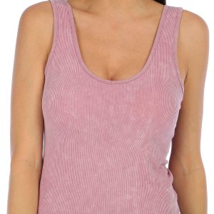 No Comment Juniors Ribbed Padded Tank