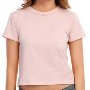Discreet Juniors Short Sleeve Boxy Crop Tee
