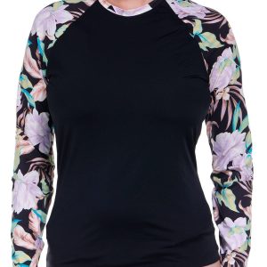 Billabong Juniors Long Sleeve Shadow Tropic Rashguard