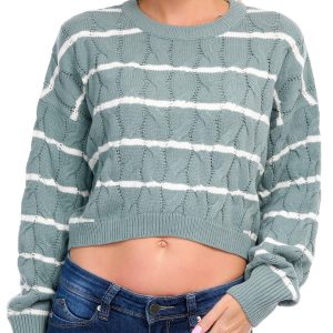 Sage + Stone Juniors Striped Knit Sweater