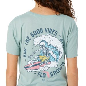 FloGrown Juniors Ride The Good Vibes Graphic Tee