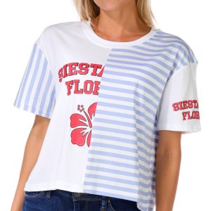 Ruby Juniors Siesta Key Cropped Graphic Tee