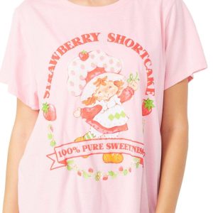 Strawberry Shortcake Juniors Short Sleeve Graphic Tee