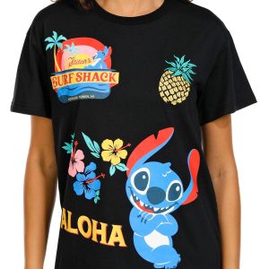 Disney Juniors Short Sleeve Graphic Stitch Tee