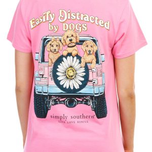 Simply Southern Juniors Dogs Beach Tee