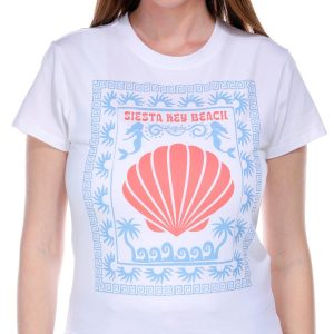 Coastal Dreamer Juniors Siesta Key Beach Graphic Tee