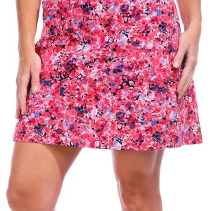 Fit Sight Petite Spray Dot Print Mill Skort