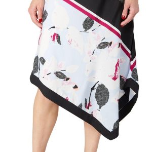 DKNY Womens Asymmetrical Hem Skirt