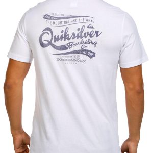 Quiksilver Mens Barber Script T-Shirt