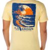 FloGrown Men's Short Sleeve Grungy Beach Tee