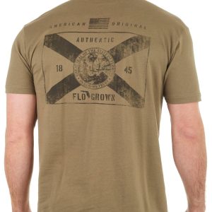 FloGrown Mens Authentic Florida State Seal Flag T-Shirt