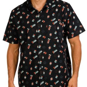 Hurley Men's Freaky Tiki Short Sleeve Shirt