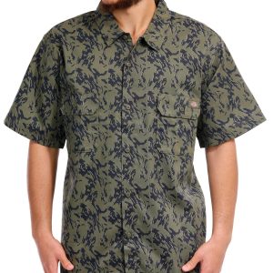 Dickies Big Men's Drewsey Camo Work Shirt