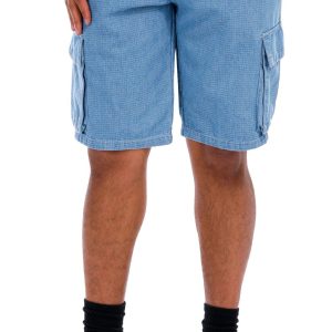 Blend Mens Denim Cargo Shorts