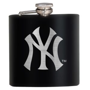 MLB New York Yankees 6 Oz. Stealth Laser Etched Hip Flask