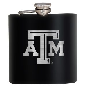 NCAA  Texas A&M 6 Oz. Stealth  Laser Etched Hip Flask
