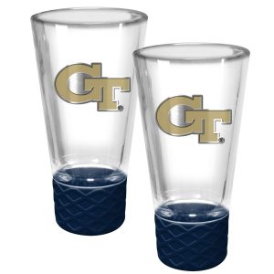 NCAA Georgia Tech 2 Pc. 4 Oz. Emblem Cheer Shot Glass
