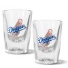 MLB Los Angeles Dodgers  Set of 2 2 Oz. Prism Shot Glasses
