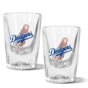 MLB Los Angeles Dodgers  Set of 2 2 Oz. Prism Shot Glasses