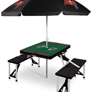 Tampa Bay Buccaneers Picnic Table and Umbrella