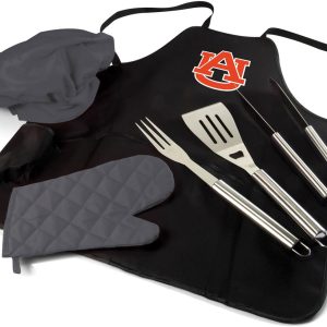 NCAA Auburn Tigers BBQ Apron Tote Pro by Picnic Time
