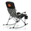 CLEMSON TIGERS NCAA Outdoor Rocking Camp Chair with Bag