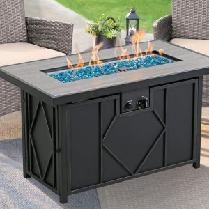 Heat Maxx 42 in. x 24 in. Rectangular Propane Fire Pit