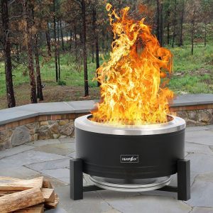 Heat Maxx 22 in. Multi Fuel Smokeless Fire Pit