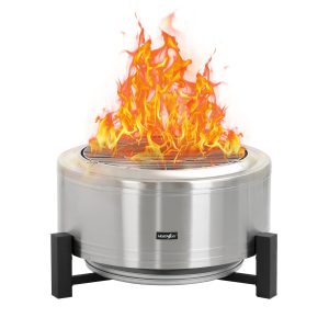 Heat Maxx 27 in. Multi Fuel Smokeless Fire Pit