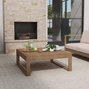 Linon Silas Natural Coffee Table