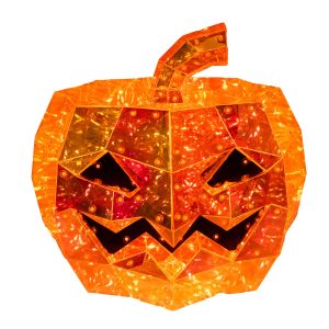 Kurt Adler 10 in. 200-Light LED Holographic Jack-O-Lantern