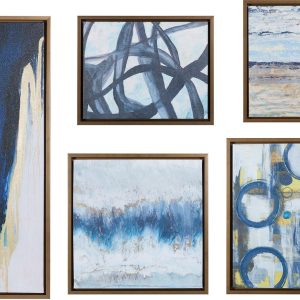 Madison Park Blue Bliss Gallery Art 5-pc. Canvas Wall Art