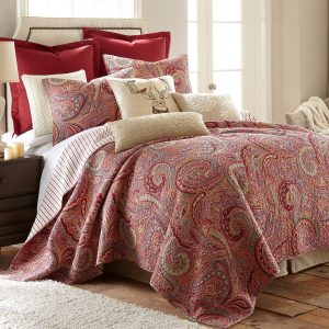 Levtex Home Spruce Red Quilt & Sham Set