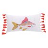 Barrier Reef Fish with Tassels Decorative Pillow
