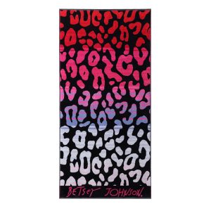 Betsey Johnson Ombre Leopard Beach Towel