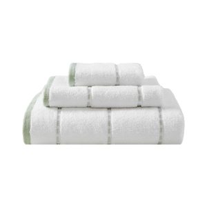 Ridley Solid Cotton Terry Towel Set, 3pc Set