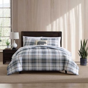 Eddie Bauer Alder Plaid Comforter & Sham Set