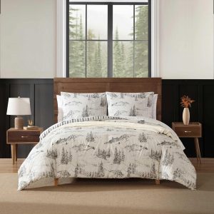 Eddie Bauer Rocky Mountain Cabin Comforter & Sham Set