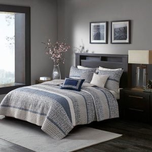 Madison Park 6 Pc. Rhapsody Quilt & Pillow Set