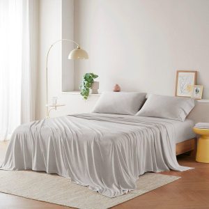 Intelligent Design Solid Cotton Blend Jersey Knit Sheet Set