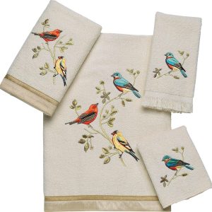 Avanti Gilded Birds Towel Collection