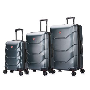 DUKAP Zonix Hardside Lightweight Spinner 3 pc Luggage Set