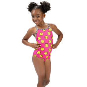 Little Dolfin Girls x SmileyWorld One Piece Swimsuit