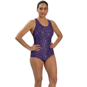 Aquashape Womens Harmony Conservative One Piece Lap Suit