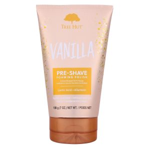 Tree Hut Pre-Shave Foaming Polish Vanilla, 7 Oz.