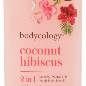Bodycology Coconut Hibiscus Body Wash & Bubble Bath 16 oz.