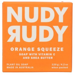 Nudy Rudy Orange Squeeze Bar Soap Puck