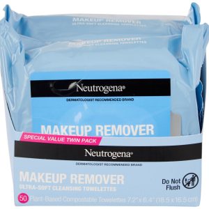 Neutrogena 2-Pk Scented Makeup Remover Cleansing Towelettes