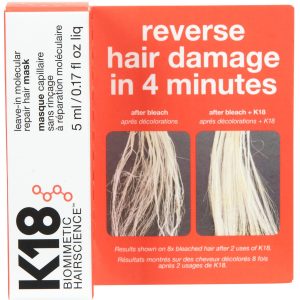 K18 Leave-In Molecular Repair Hair Mask 0.17 Fl. Oz.