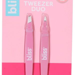 Bliss 2 Pk Duo Satinless Steel Tweezer Set